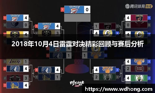 2018年10月4日雷霆对决精彩回顾与赛后分析